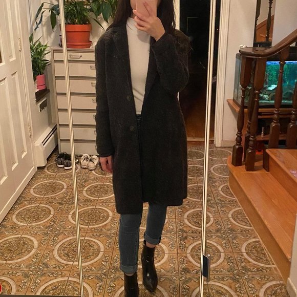 Zara Fuzzy Coat - Picture 5 of 5